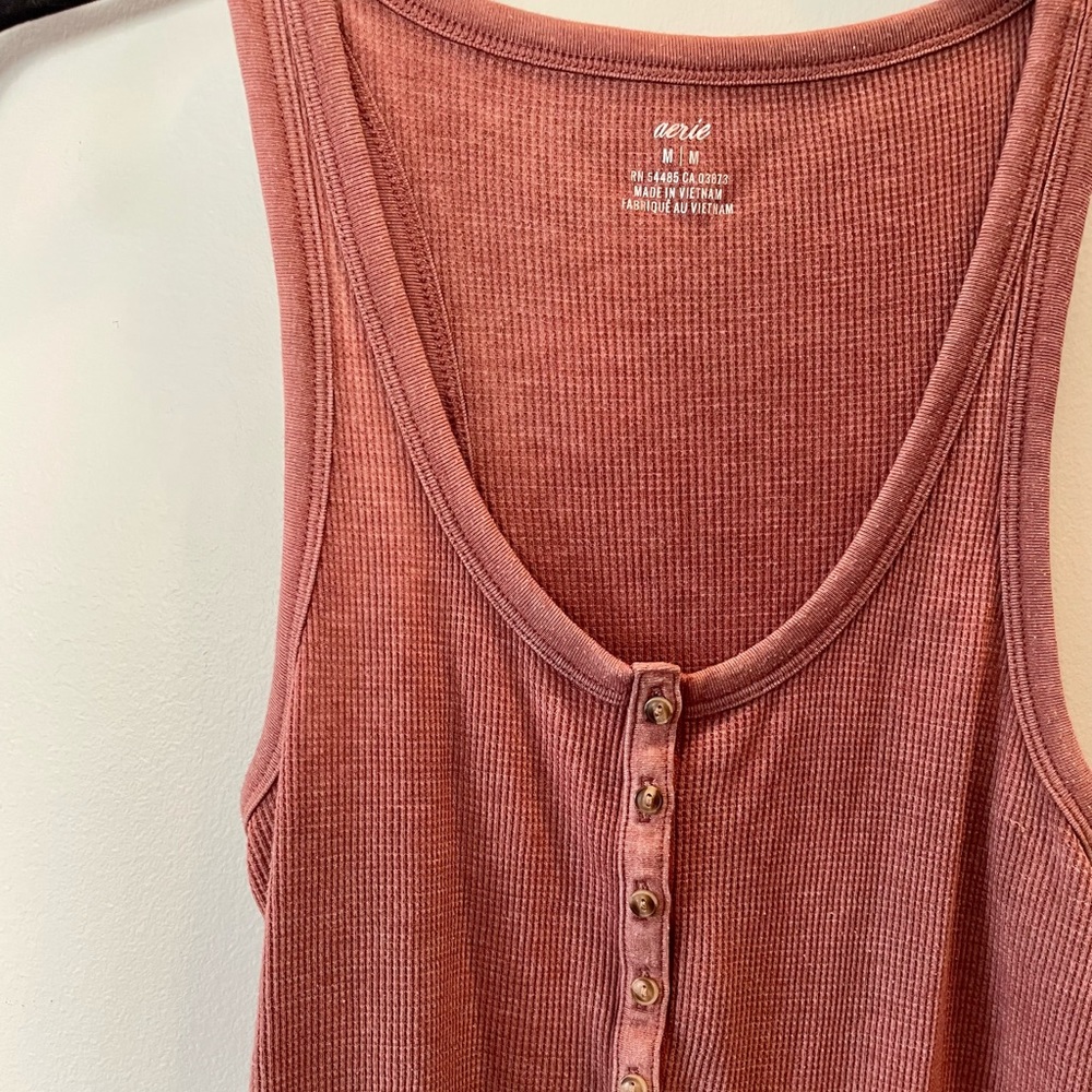Aerie waffle knit tank